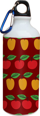 60% OFF on Tiedribbons Yellow Mango And Red Apple Pattern 600 ml Water Bottle