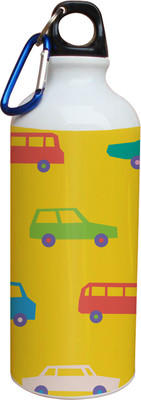 55% OFF on Tiedribbons Yellow Background Green And Red Car Pattern 600 ml Water Bottle 55% OFF on Tiedribbons Yellow Background Green And Red Car Pattern 600 ml Water Bottle