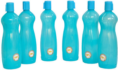 Harshpet Fridge Series 1000 ml Water Bottles Set of 6, Blue Harshpet Fridge Series 1000 ml Water Bottles Set of 6, Blue