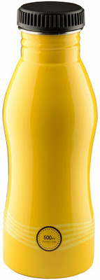 Hot Muggs Mini 500 ml Water Bottle Set of 1, Mango Yellow Hot Muggs Mini 500 ml Water Bottle Set of 1, Mango Yellow