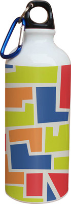 Tiedribbons Red Blue Color And Light Green Background Pattern 600 ml Water Bottle Tiedribbons Red Blue Color And Light Green Background Pattern 600 ml Water Bottle