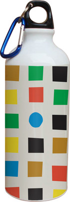 60% OFF on Tiedribbons Colored Square Pattern 600 ml Water Bottle