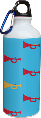 55% OFF on Tiedribbons Blue Red And Yellow Pattern 600 ml Water Bottle