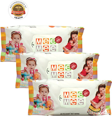 2% OFF on MeeMee Baby Wet Wipes Pack of 3 2% OFF on MeeMee Baby Wet Wipes Pack of 3
