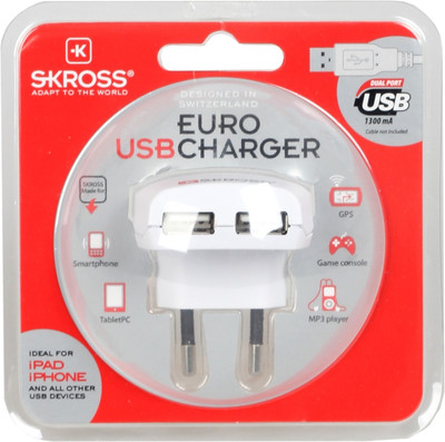 21% OFF on S-KROSS Euro Usb Charger Worldwide Adaptor White 21% OFF on S-KROSS Euro Usb Charger Worldwide Adaptor White