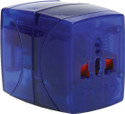 Travel Blue Worldwide Adaptor Set - For 151 Countries - Transparent Blue