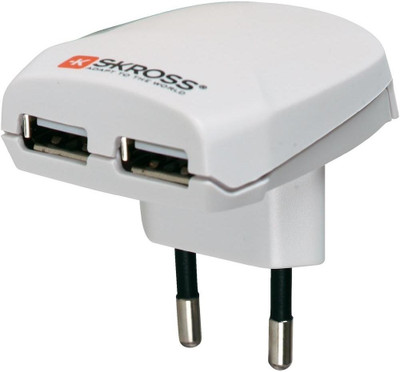 21% OFF on S-KROSS Euro USB Worldwide Adaptor Transparent white 21% OFF on S-KROSS Euro USB Worldwide Adaptor Transparent white