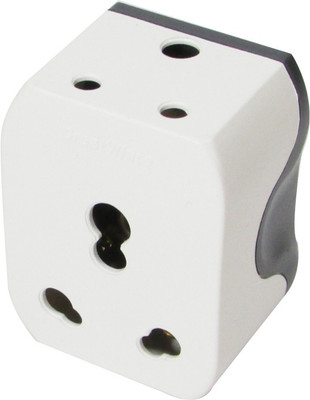 7% OFF on GreatWhite 3 Pin Super Power Worldwide Adaptor Black, White 7% OFF on GreatWhite 3 Pin Super Power Worldwide Adaptor Black, White