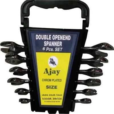 10% OFF on Ajay A100-6A-Rack Double Sided Open End Wrench Set 10% OFF on Ajay A100-6A-Rack Double Sided Open End Wrench Set