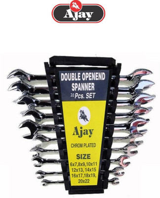 10% OFF on Ajay A100-10AA Double Sided Open End Wrench Set
