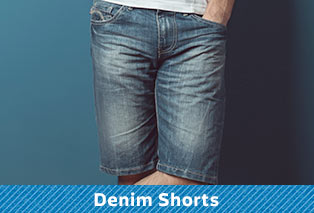 Denim shorts