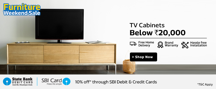 Flipkart Furniture Weekend Sale - Upto 80% Off + Extra 10% Off (SBI Card Holders) Flipkart Furniture Weekend Sale - Upto 80% Off + Extra 10% Off (SBI Card Holders)