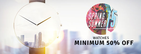 Deals - Delhi - Minimum 50% Off On Watches <Br> Category - Watches <br> Business - Flipkart.com