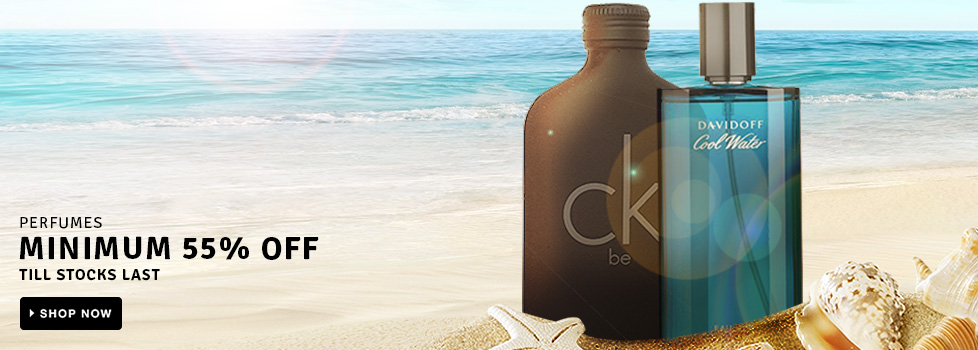 MINIMUM 55% OFF on Perfumes. Till stocks last