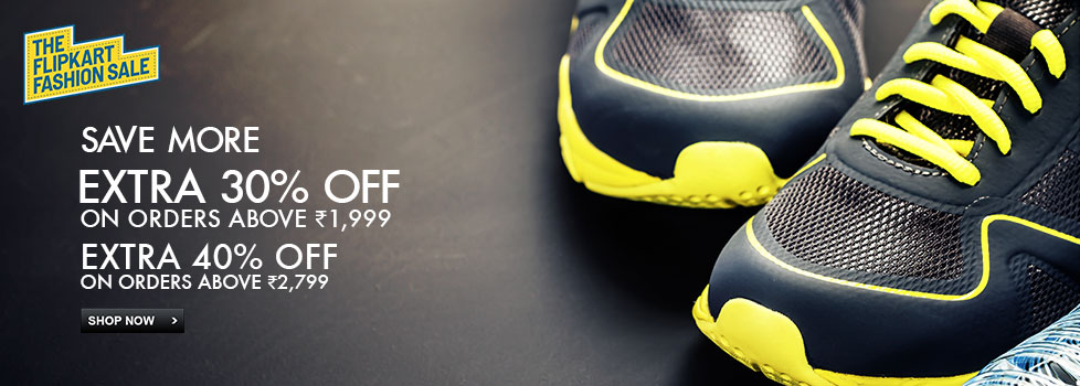 Get (20%|30%|40%) OFF on select Men's Footwear. Shop for (Rs1499|Rs1999|Rs2799).Final Price in Cart